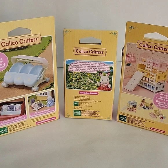 Calico Critters Persian Cat Family Bundle Set - Picture 8 of 10